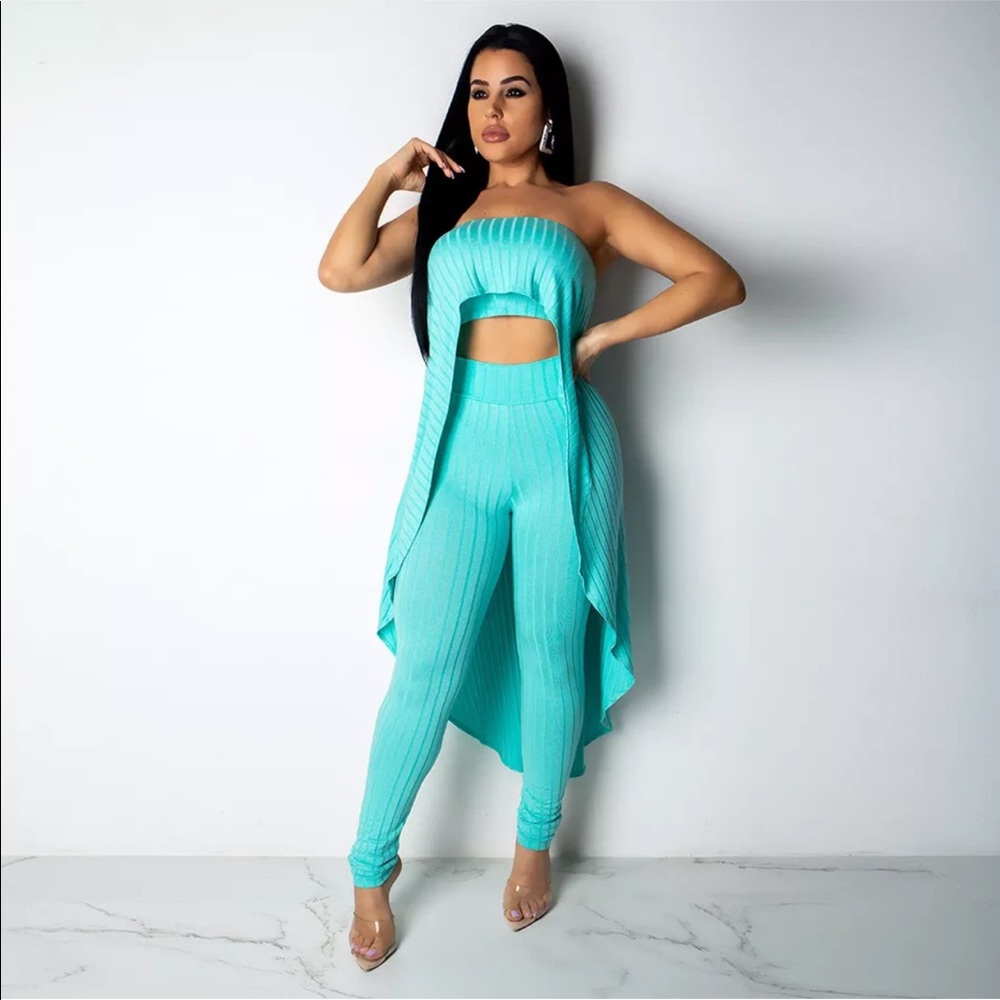 2 piece  crop top and pants